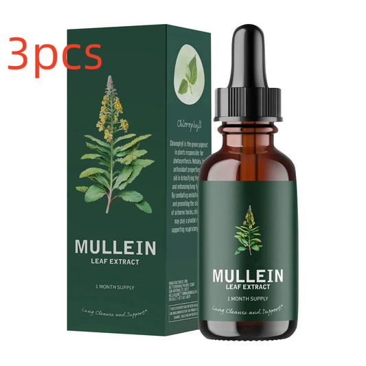 Mullein Leaf Extract Health and Fitness Supplement Clean Lung Drops Health Drops for Smokers 10Ml